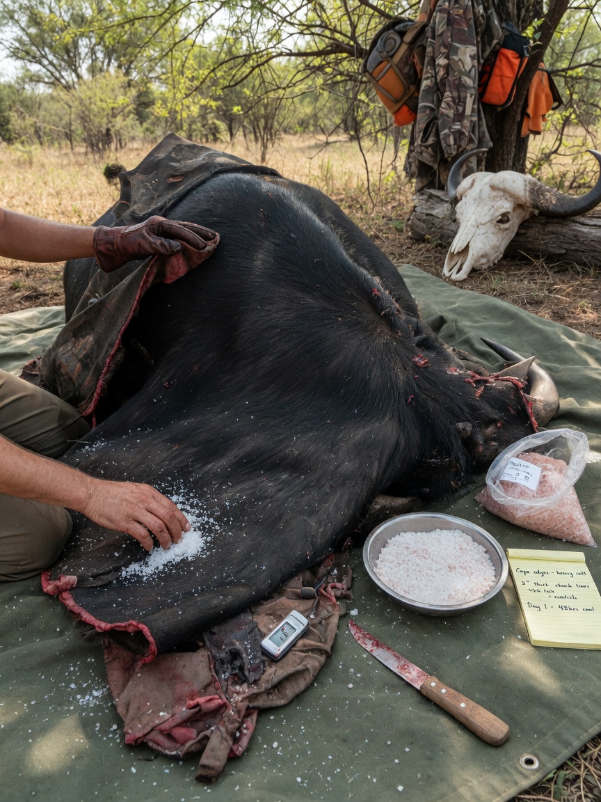 Cape Buffalo Shoulder Mount Field Prep Secrets