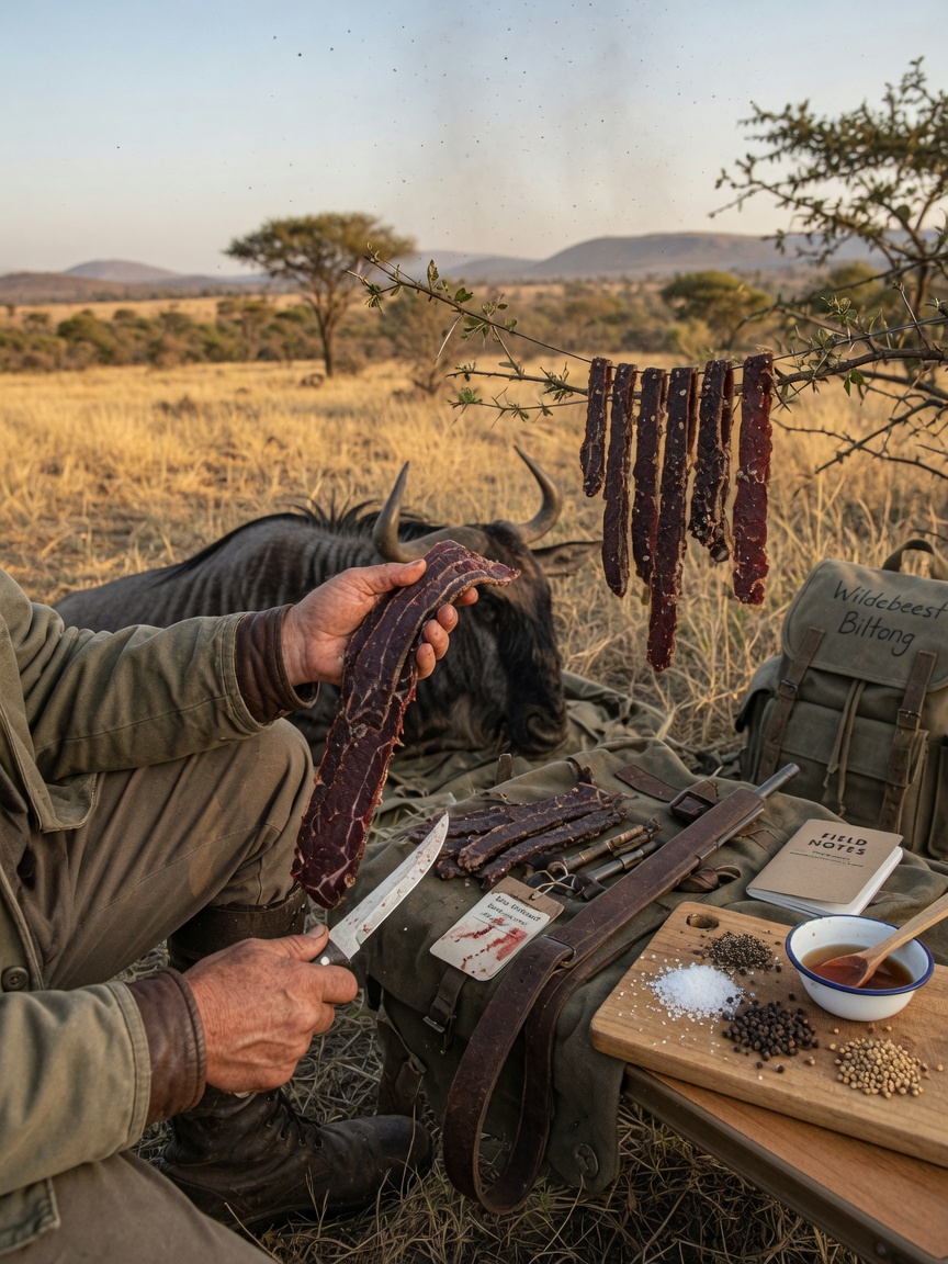 From Field to Flavor: Blue Wildebeest Biltong Guide
